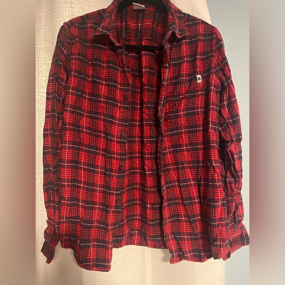 DC Red and Black Checkered Shirt